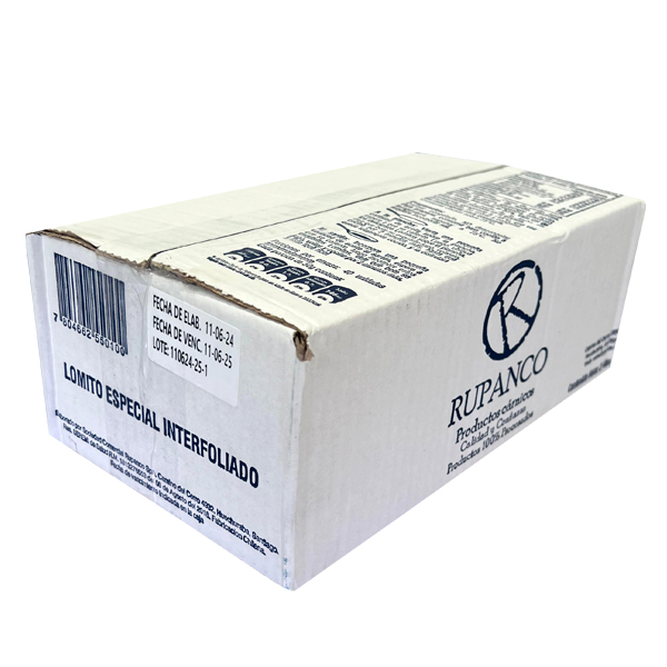 Caja Churrasco de Lomo Cerdo Rupanco 2kg